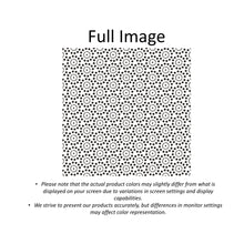 Load image into Gallery viewer, Geometric Minimal Bloom Black & White Pattern Window Roman Shade