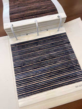 Load image into Gallery viewer, Natural Flax and Copper Weave Window Shade (Top Down Bottom Up Available)