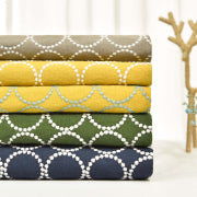 Load image into Gallery viewer, Linen Circle Dot Embroidery Roman Shade