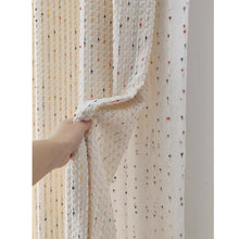 Load image into Gallery viewer, Bonne Nuit Bean Creamy Dopamine Hues Tassel Curtain Boho Drapery