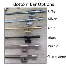 Load image into Gallery viewer, Contemporary Sleek Modern Luxe Metal and Strap Window Roman Shade