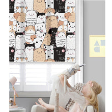 Load image into Gallery viewer, Cute Animals Friends Nursery Room Window Roller Shade