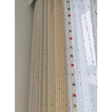 Load image into Gallery viewer, Bonne Nuit Bean Creamy Dopamine Hues Tassel Curtain Boho Drapery