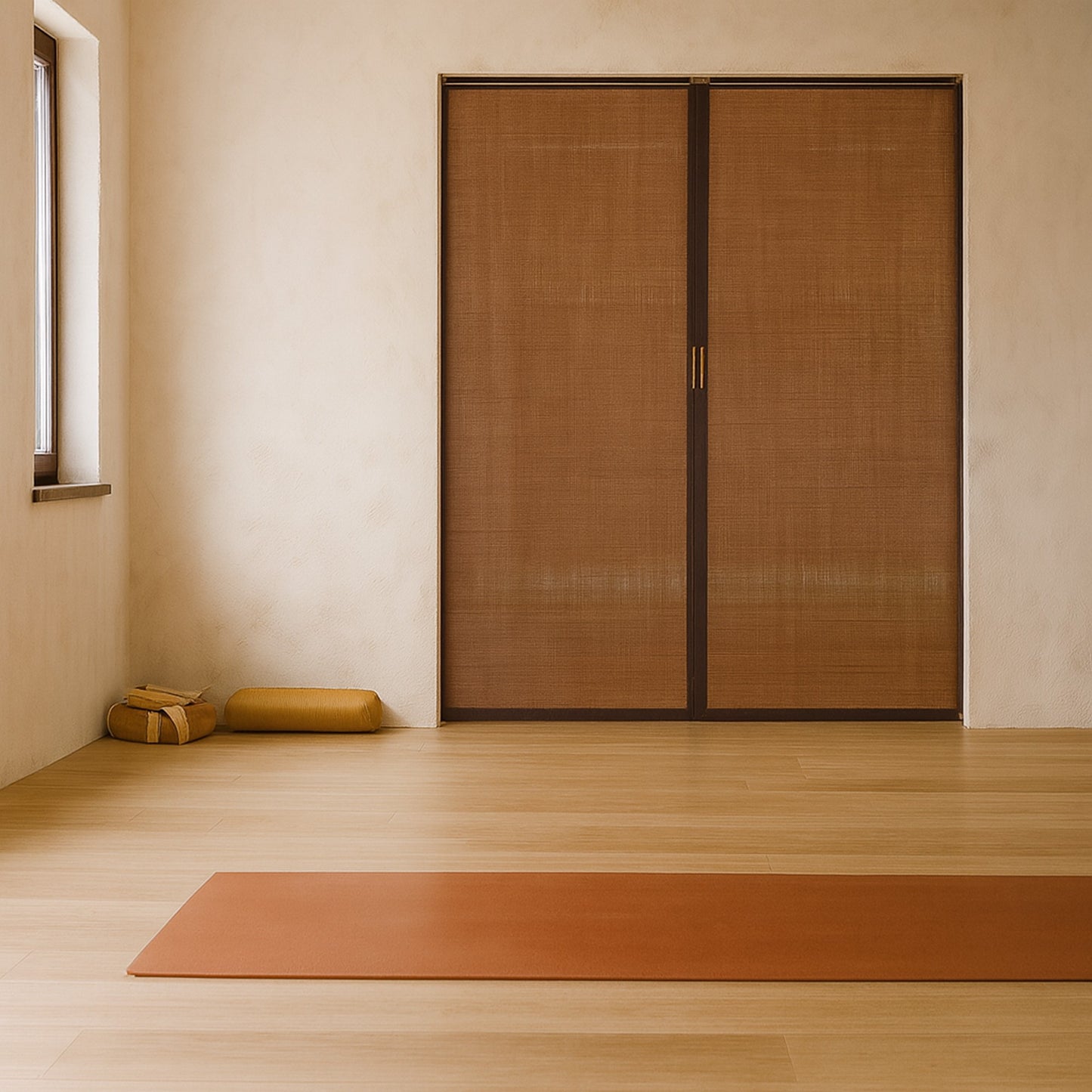Custom Graphic/Image/Logo Natural Bamboo Sliding Door Curtain Divider