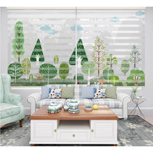 Load image into Gallery viewer, Custom Image Business Logo Personalized Design Dual-Layered Zebra Roller Shades Blinds