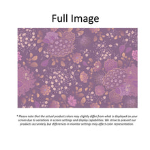 Load image into Gallery viewer, Purple Flower Print Window Roman Shade