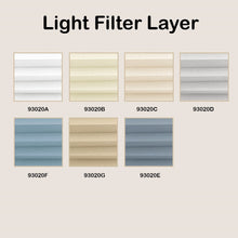 Load image into Gallery viewer, Honeycomb Cellular Cordless Light Filtering Blackout Bottom Up Roller Shades