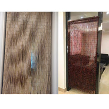 Load image into Gallery viewer, Plain Custom Bamboo Bead Curtain Room Divider & Wall Décor