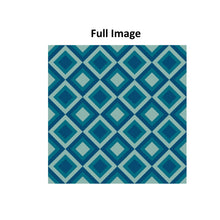 Load image into Gallery viewer, Midcentury Geometry Blue Window Roller Shade