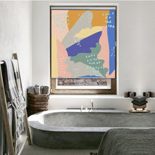 Load image into Gallery viewer, Modern Abstract Pastel Art Window Roller Shade