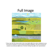 Load image into Gallery viewer, Country Side Farming Landscaping Painting Window Roller Shade
