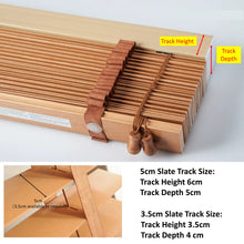 Load image into Gallery viewer, 100% Genuine Hardwood Venetian Blinds | Solid Wood Window Slats with Customizable Color Cloth Tapes & Decorative Straps