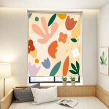 Load image into Gallery viewer, Boho Abstract Natural Botanical Window Roller Shade