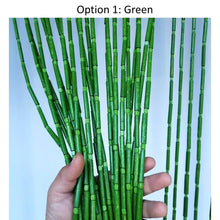 Load image into Gallery viewer, Plain Custom Bamboo Bead Curtain Room Divider & Wall Décor