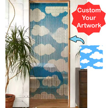 Load image into Gallery viewer, Customizable Bamboo Bead Curtain Personalized Room Divider & Wall Décor