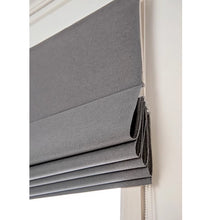 Load image into Gallery viewer, Modern Contemporary Single Double Layers Polyester Window Roman Shade
