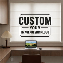 Load image into Gallery viewer, Custom Print Artwork, Logo, Design Polyester Window Roman Shade