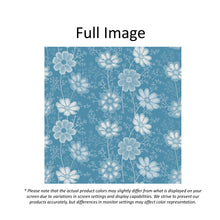 Load image into Gallery viewer, Blue Flora Window Roman Shade