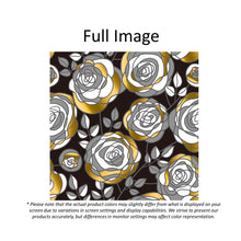 Load image into Gallery viewer, Midcentury Flora Copper in Black Window Roller Shade
