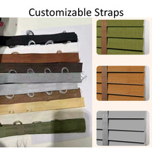 Load image into Gallery viewer, 100% Genuine Hardwood Venetian Blinds | Solid Wood Window Slats with Customizable Color Cloth Tapes & Decorative Straps