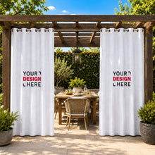 Load image into Gallery viewer, Waterproof Custom Print Personalized Outdoor Patio Privacy Drapery Curtain