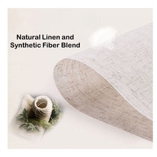 Load image into Gallery viewer, Custom Your Image/Logo Print Linen Blend Natural Texture Window Roller Shade