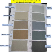 Load image into Gallery viewer, Window Roman Shades - Choose Your Color & Fabric & Valance