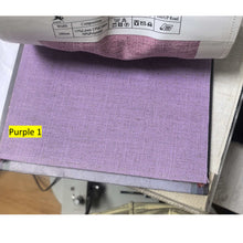 Load image into Gallery viewer, Purple Linen Ribbon Bows Valance Window Roman Shade