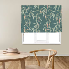 Load image into Gallery viewer, Botanical Garden Plant Window Roman Shade