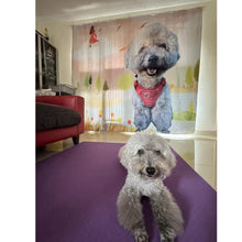 Load image into Gallery viewer, Custom Your Image Business Logo Backdrop Window Curtains Drapery