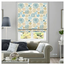 Load image into Gallery viewer, Contemporary Flora Motif Window Roman Shade