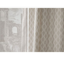 Load image into Gallery viewer, Taupe Wave Wheat Texture French Style Window Curtains Drapery