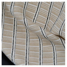 Load image into Gallery viewer, Textured French Stripe Rustic Grain Sack Curtains Drapery