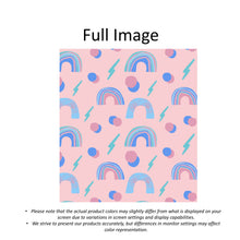 Load image into Gallery viewer, Retro Pastel Dreams Rainbow Ribbon Bows Valance Window Roman Shade