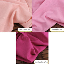 Load image into Gallery viewer, Shade of Pink Palette Linen Bows Valance Window Roman Shade