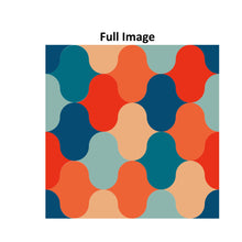 Load image into Gallery viewer, Midcentury Mosaic Geometry Window Roman Shade