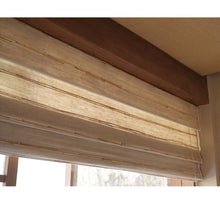 Load image into Gallery viewer, Natural Reed Linen Roman Style Window Roller Shade