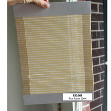 Load image into Gallery viewer, Dual-layered Blackout Light Filter Natural Linen Window Roller Shade