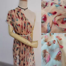 Load image into Gallery viewer, Custom Print Fabric Only -60G Non Stretch Shimmering Crinkle See Through Sheer Fabric