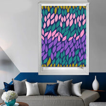 Load image into Gallery viewer, Organic Leaf Shape Pattern Window Roller Shade