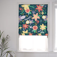 Load image into Gallery viewer, Nursery Happy Garden Window Roman Shade