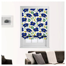 Load image into Gallery viewer, Botanical Flower Painting Window Roman Shade