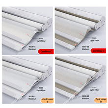 Load image into Gallery viewer, Dual Light Filter and Blackout 2 in 1 Waterproof Double Layered Window Roller Shade