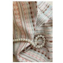 Load image into Gallery viewer, Knitted Pattern Textured Woven Colorful Boho Curtain Window Curtains Drapery