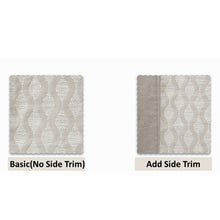Load image into Gallery viewer, Taupe Wave Wheat Texture French Style Window Curtains Drapery
