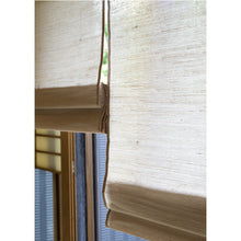 Load image into Gallery viewer, Ramie Hemp Grass Zen-Inspired Roman Shade Style Window Roller Shade