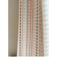 Load image into Gallery viewer, Knitted Pattern Textured Woven Colorful Boho Curtain Window Curtains Drapery