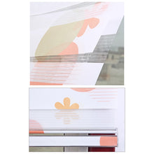 Load image into Gallery viewer, Boho Terra Cotta Mountain Window Zebra Roller Shades with Valance