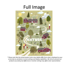 Load image into Gallery viewer, Country Living Painting Window Roller Shade