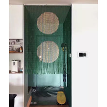 Load image into Gallery viewer, Customizable Bamboo Bead Curtain Personalized Room Divider & Wall Décor